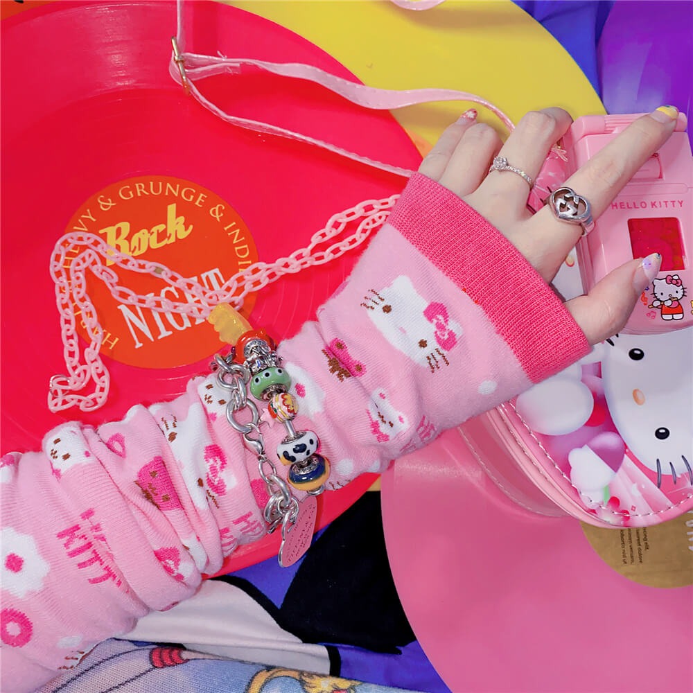 CUTE PINK JK CUFF BY06666