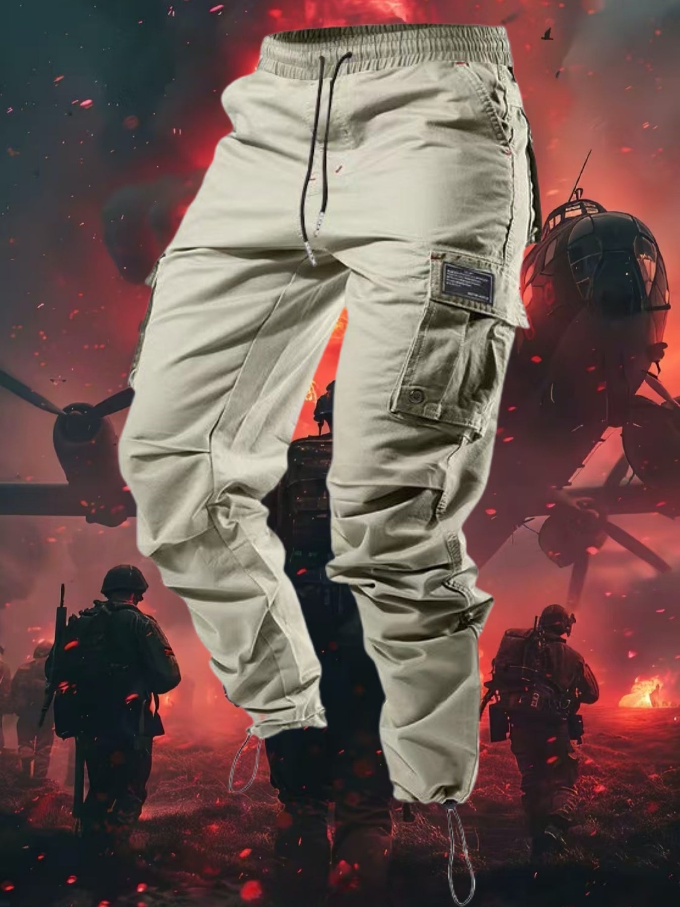 1/ 2/ 3/ 4-pack Men's high-performance tactical work pants